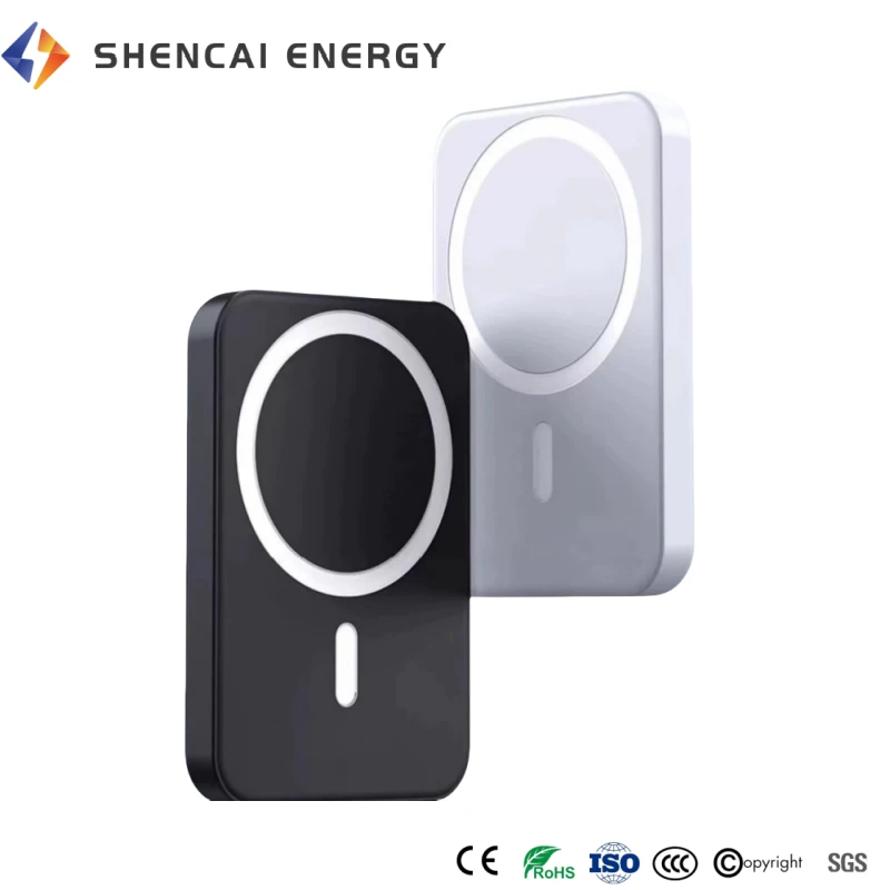 Dearadh nua caol banc cumhachta iniompartha beag 5000mAh ultra tanaí gan sreang banc cumhachta mionchumhachta pd 20w